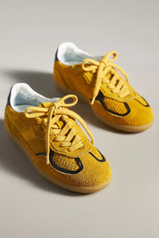 Tb.490 Rife Suede Fuzzy Yellow Sneakers