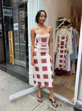 Load image into Gallery viewer, Valentina Midi Dress in Merlot
