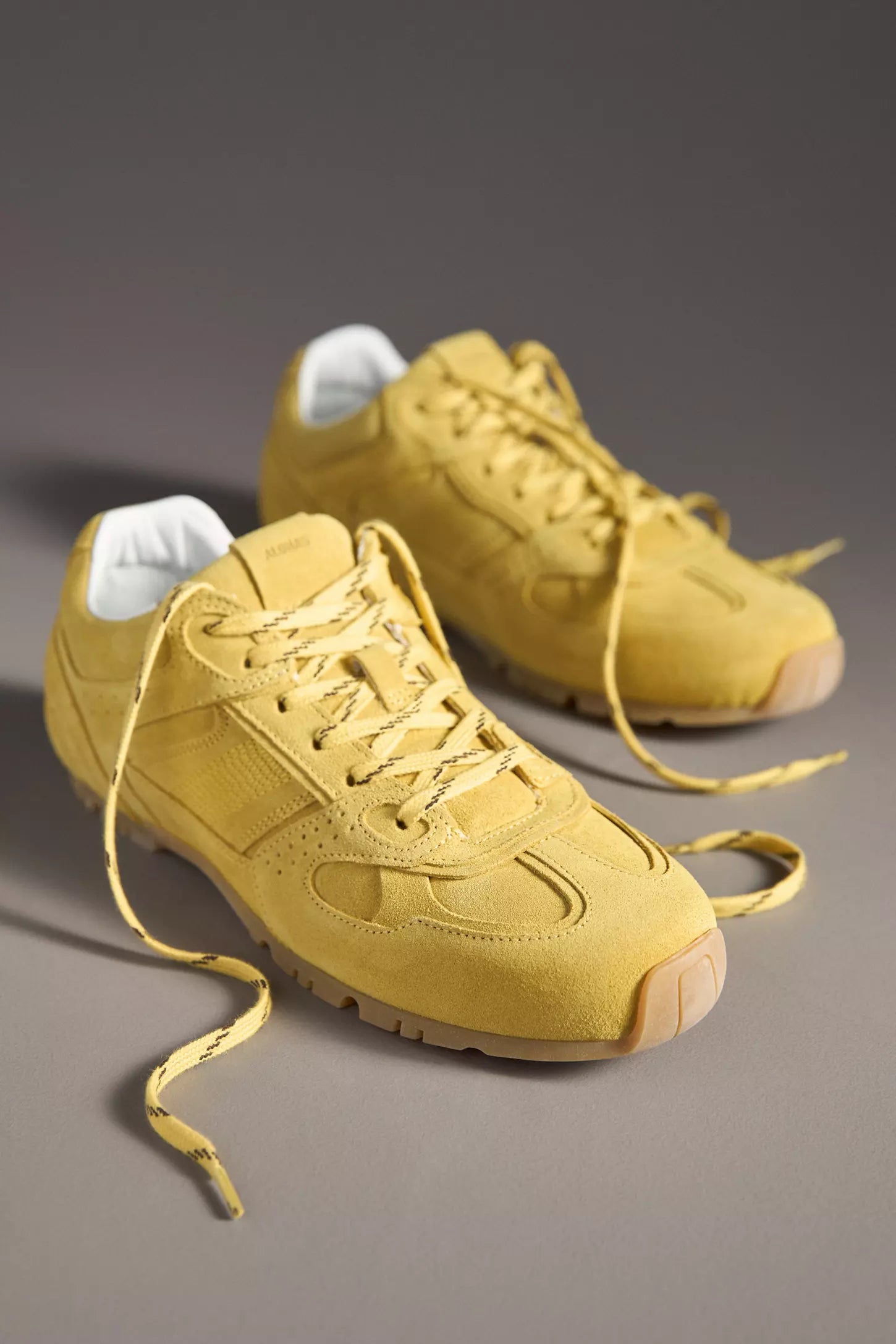 Tb.56 Suede Yellow Leather Sneakers