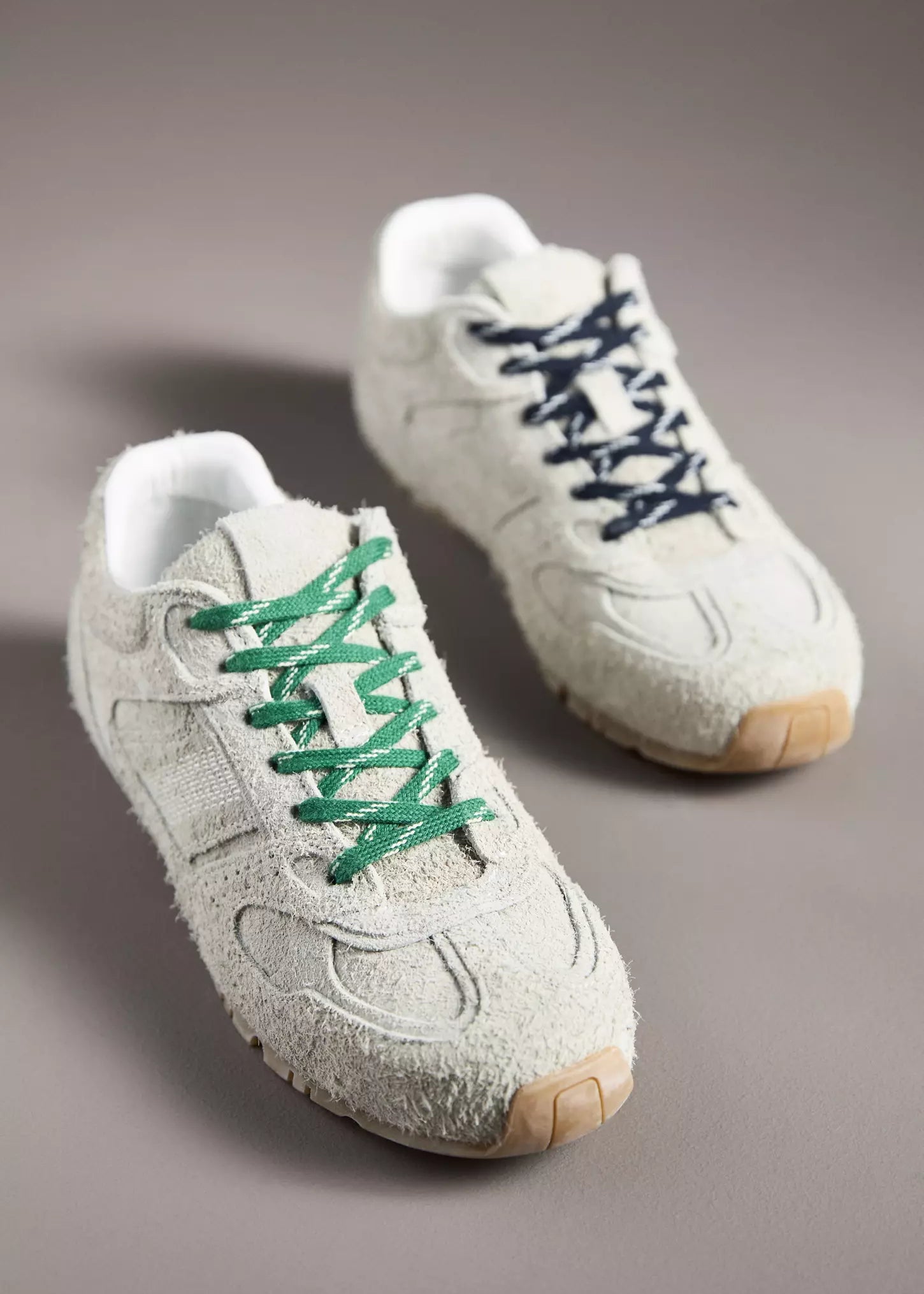 Tb.56 Suede Fuzzy Light Grey Leather Sneakers – Isalis Tb.56 Suede Fuzzy Light Grey Leather Sneakers – Isalis