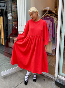 Spring Garden Dress in Poppy