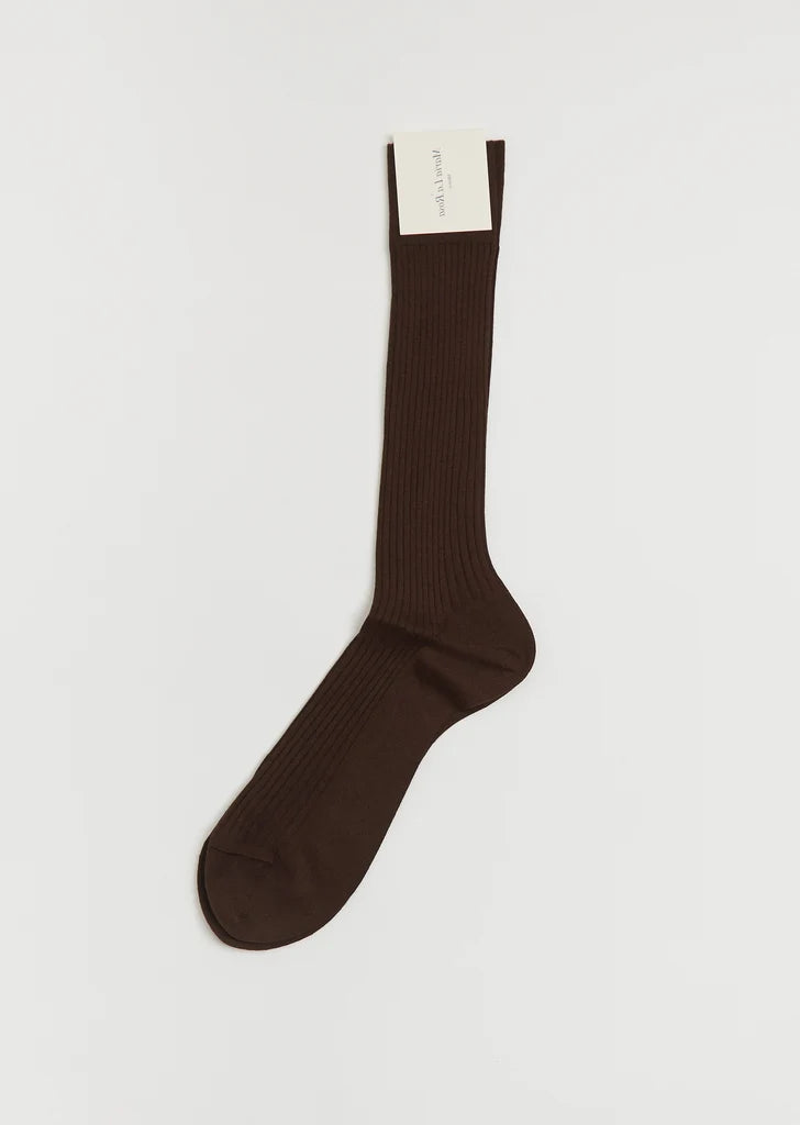 Bio Socks in Dark Brown