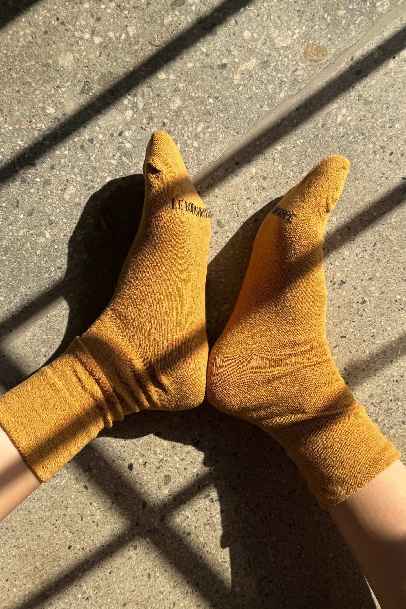 Breezy Sneaker Socks in Goldenrod