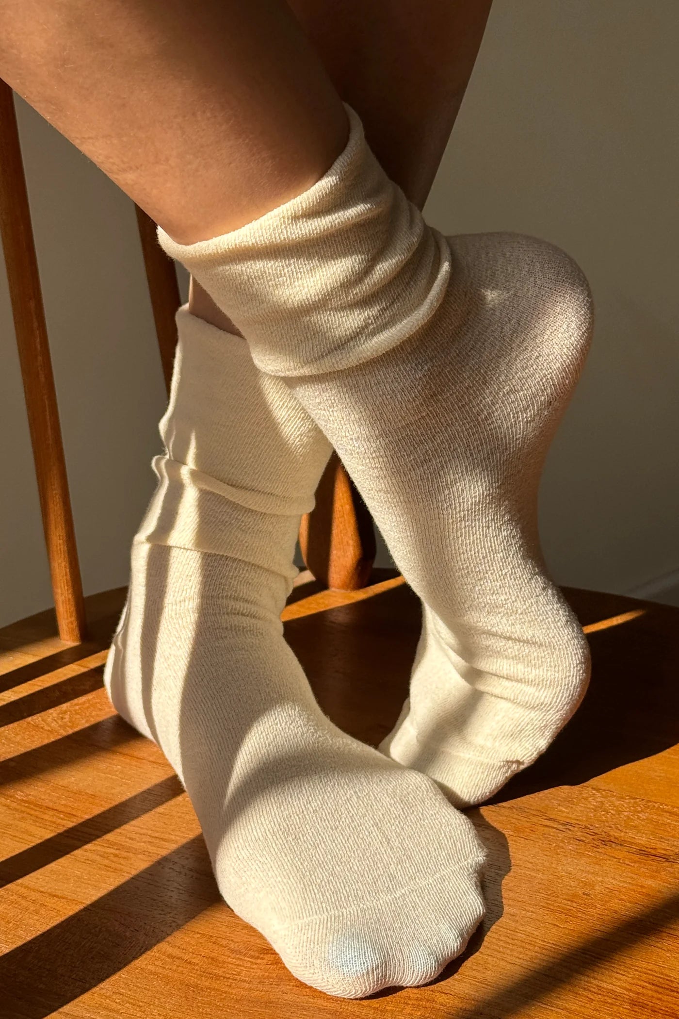 Breezy Sneaker Socks in Naturel