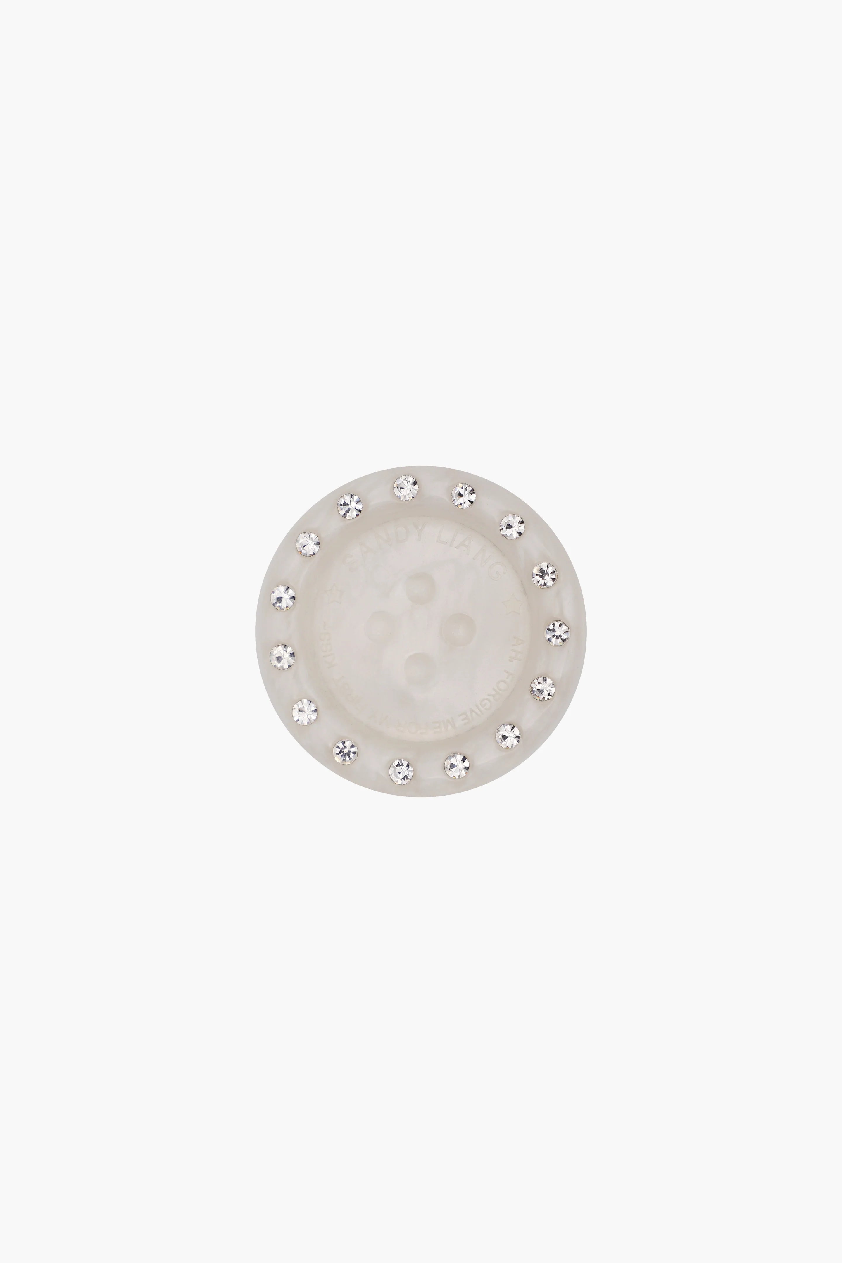 Bouton Hairclip in Pearl