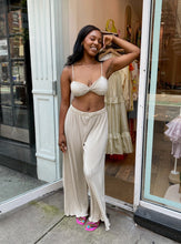 Load image into Gallery viewer, Bentley Pleated Bra &amp; Pant Set in Mist
