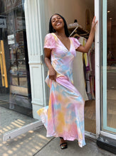 Load image into Gallery viewer, The Flutter Slip Dress in Dopamine
