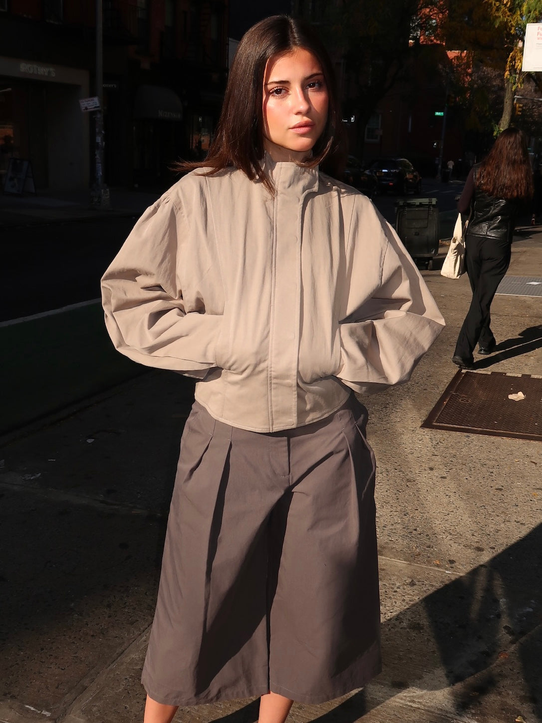 Globo Jacket in Light Grey