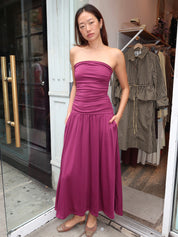 Santal Dress in Orchid
