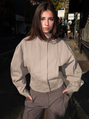Globo Jacket in Light Grey