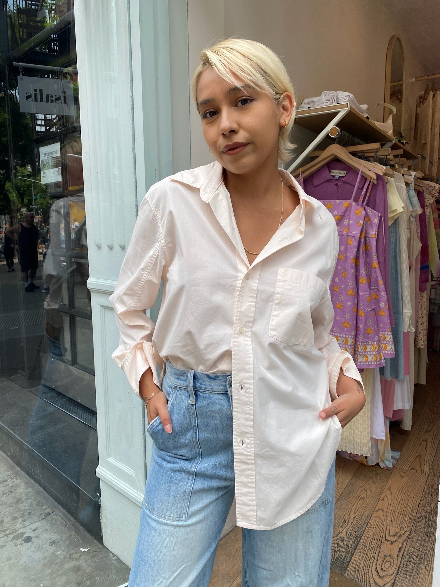 Kayla Shirt in Guava