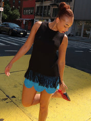 Lisel Knit Top in Black