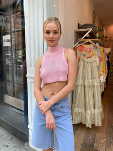 Holland Knit Top in Pink
