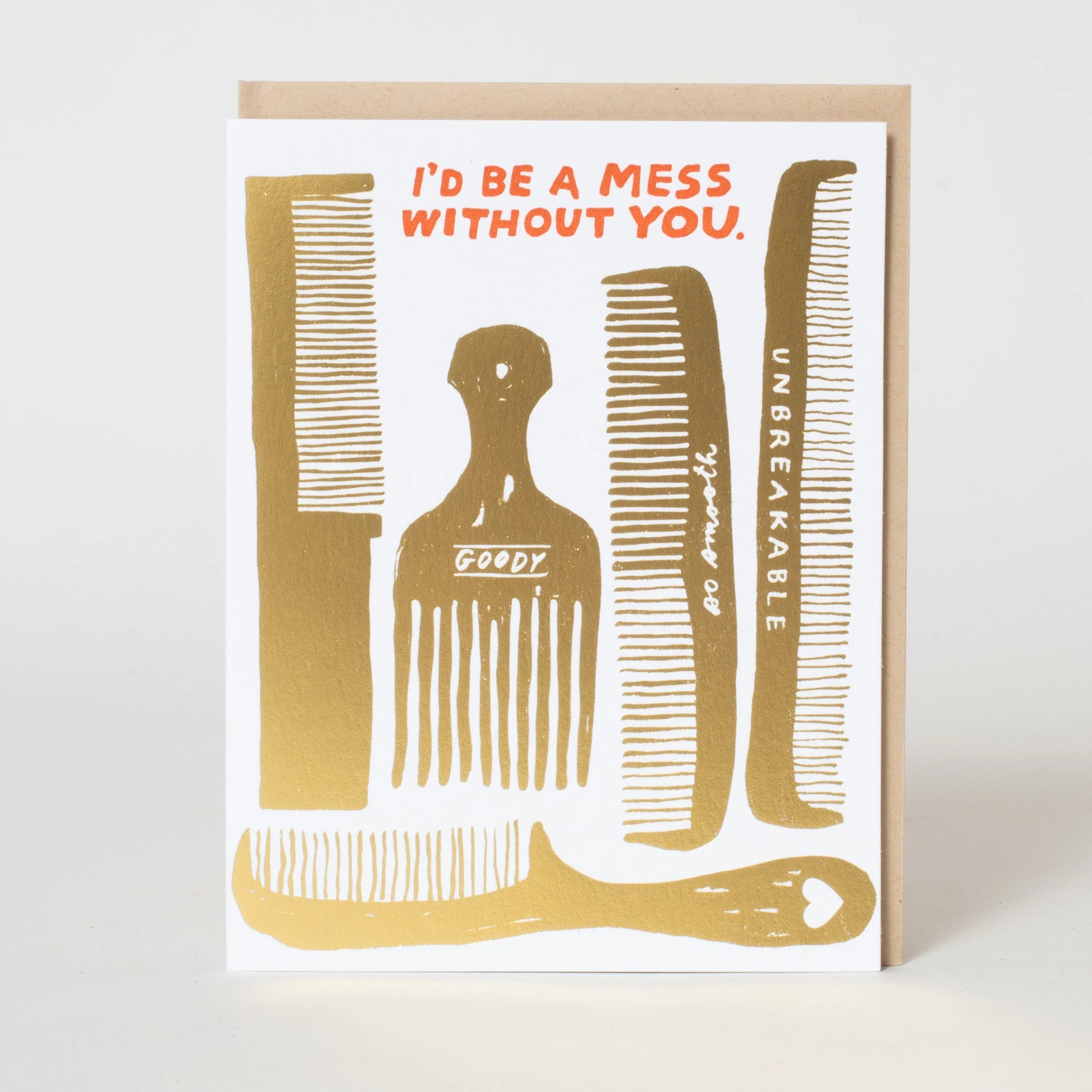 Mess Without You Gold Combs