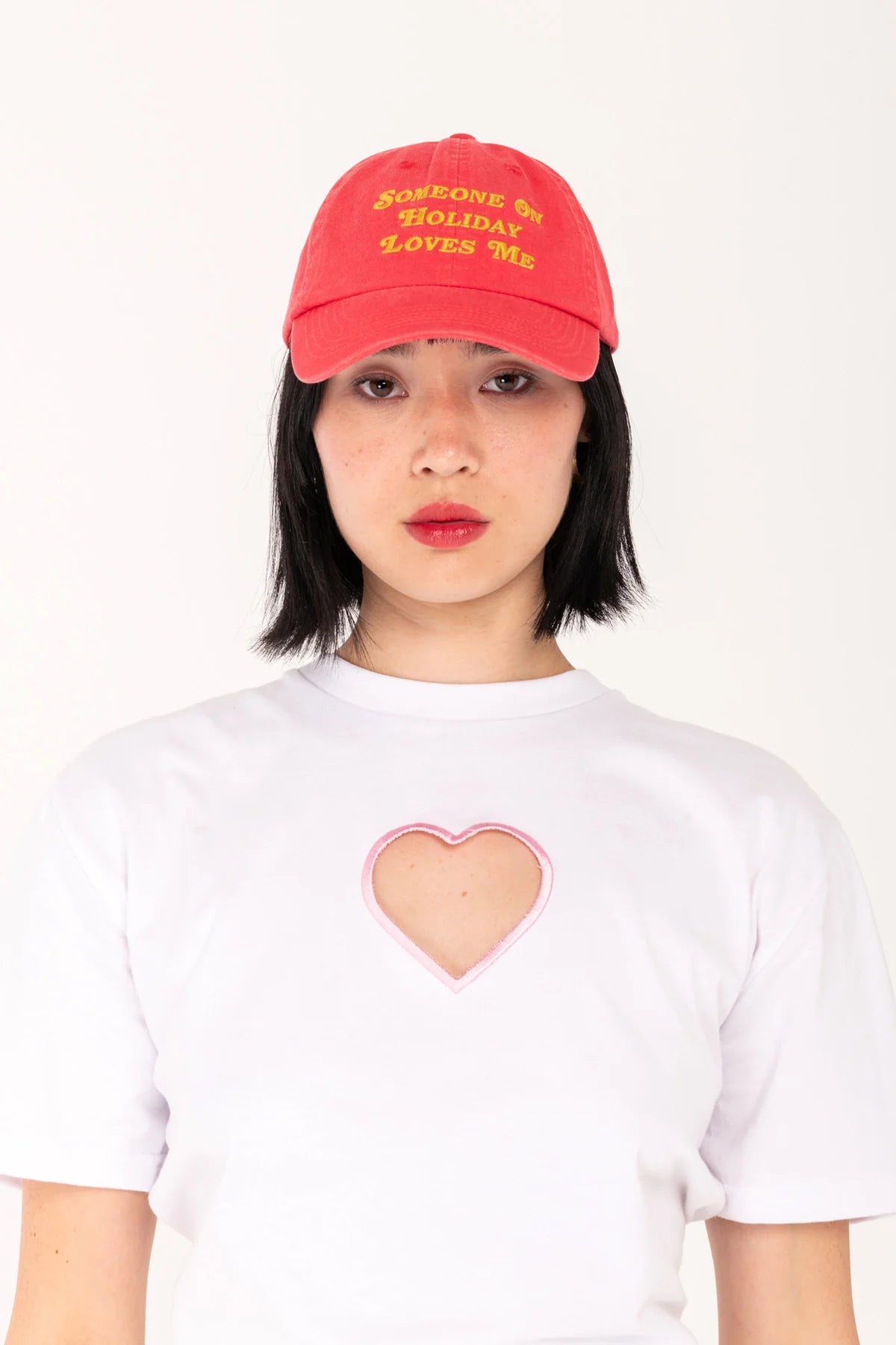 Someone On Holiday Cap in Red