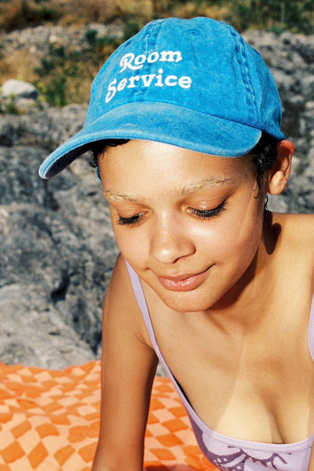 Room Service Cap in Blue