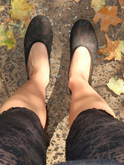 Lace Flats in Black
