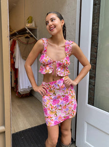Breezy Set in Pink Floral