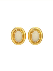 Prize Earrings in Cream