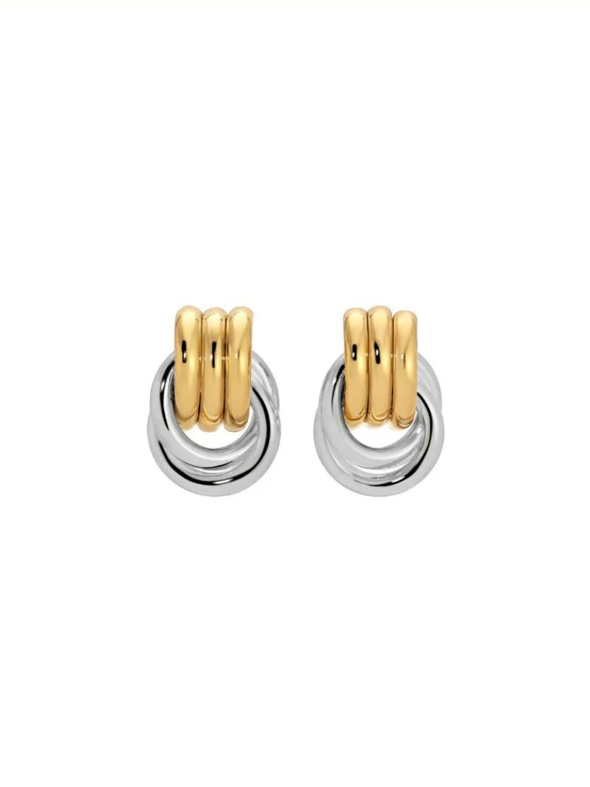 Baby Knot Earrings in Mixed