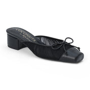 Geneva Tulle Heel in Black