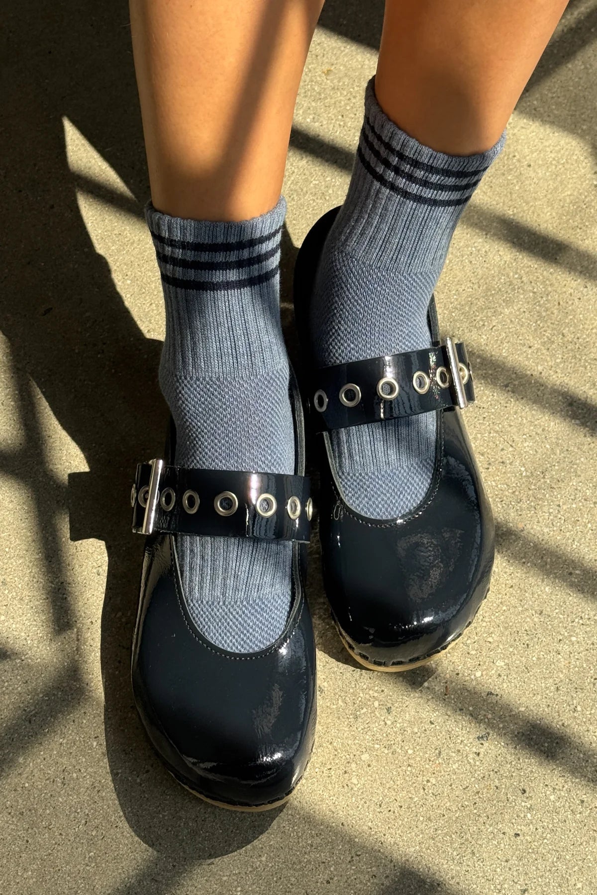 Girlfriend Socks in Indigo