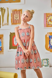 Grace Kids Dress in Mallet Club