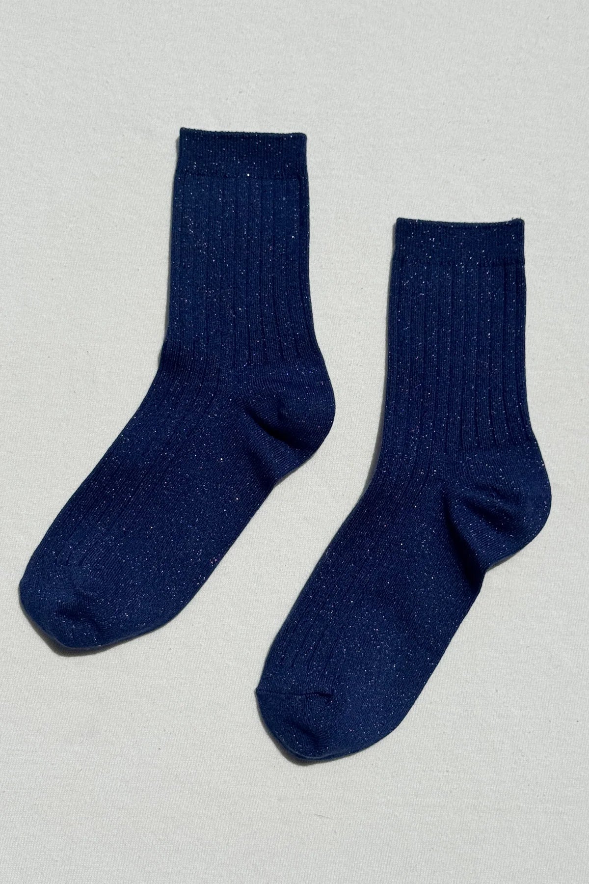 Her Socks Modal Lurex in Sapphire Glitter