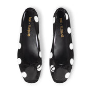 Harmony Ballerinas in Black & White Polkadots