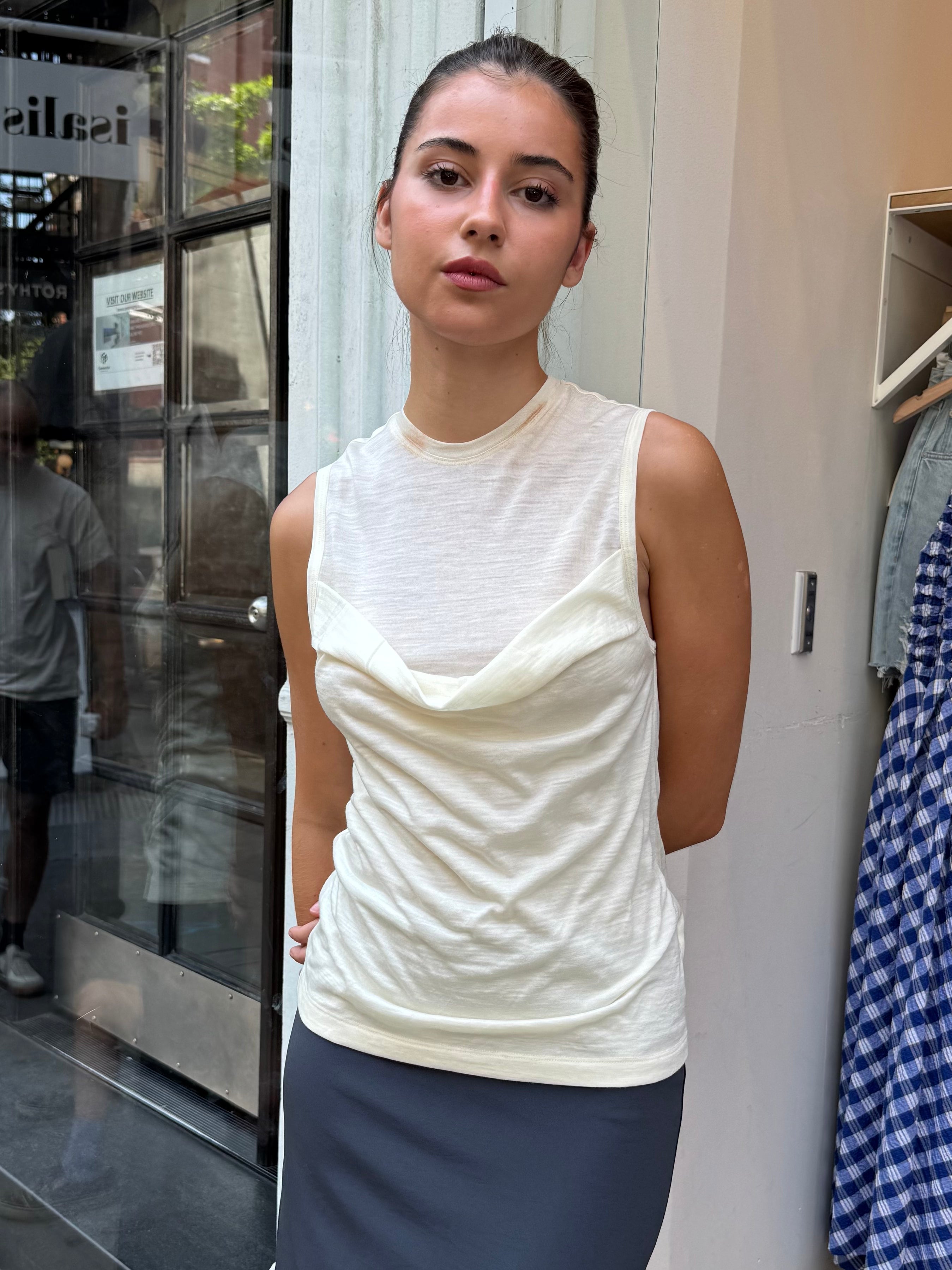 Orien Top in Creme