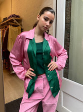 Load image into Gallery viewer, Silky Bowling Shirt in Bonbon
