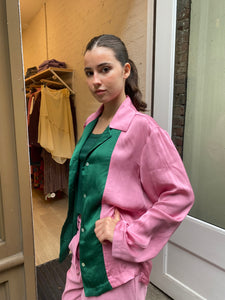 Silky Bowling Shirt in Bonbon