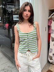 Dempsey Tank Top in Green