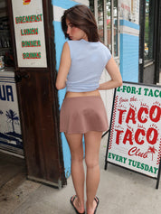 Aurora Skort in Mocha