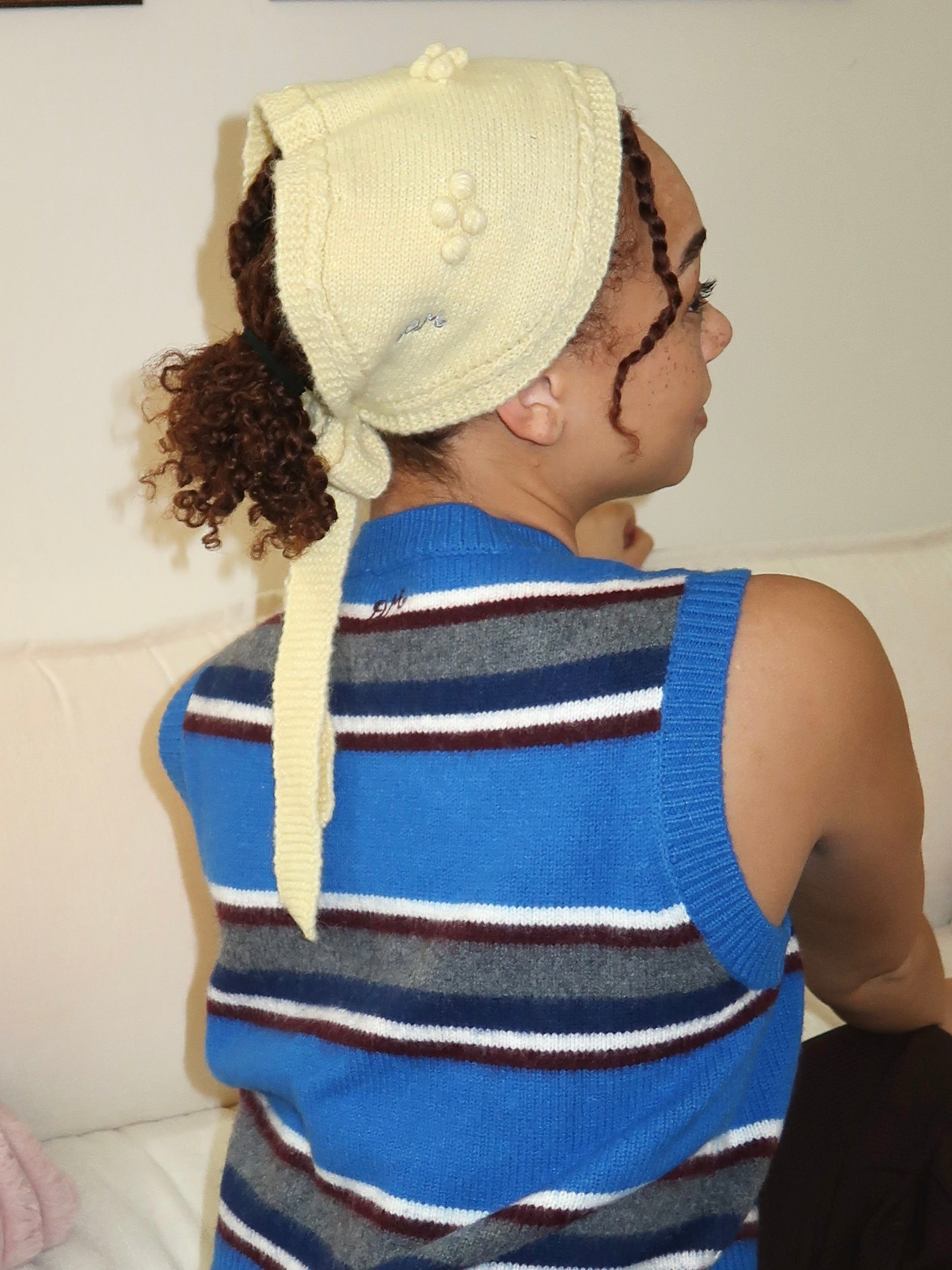 Mini Bonnet in Butter