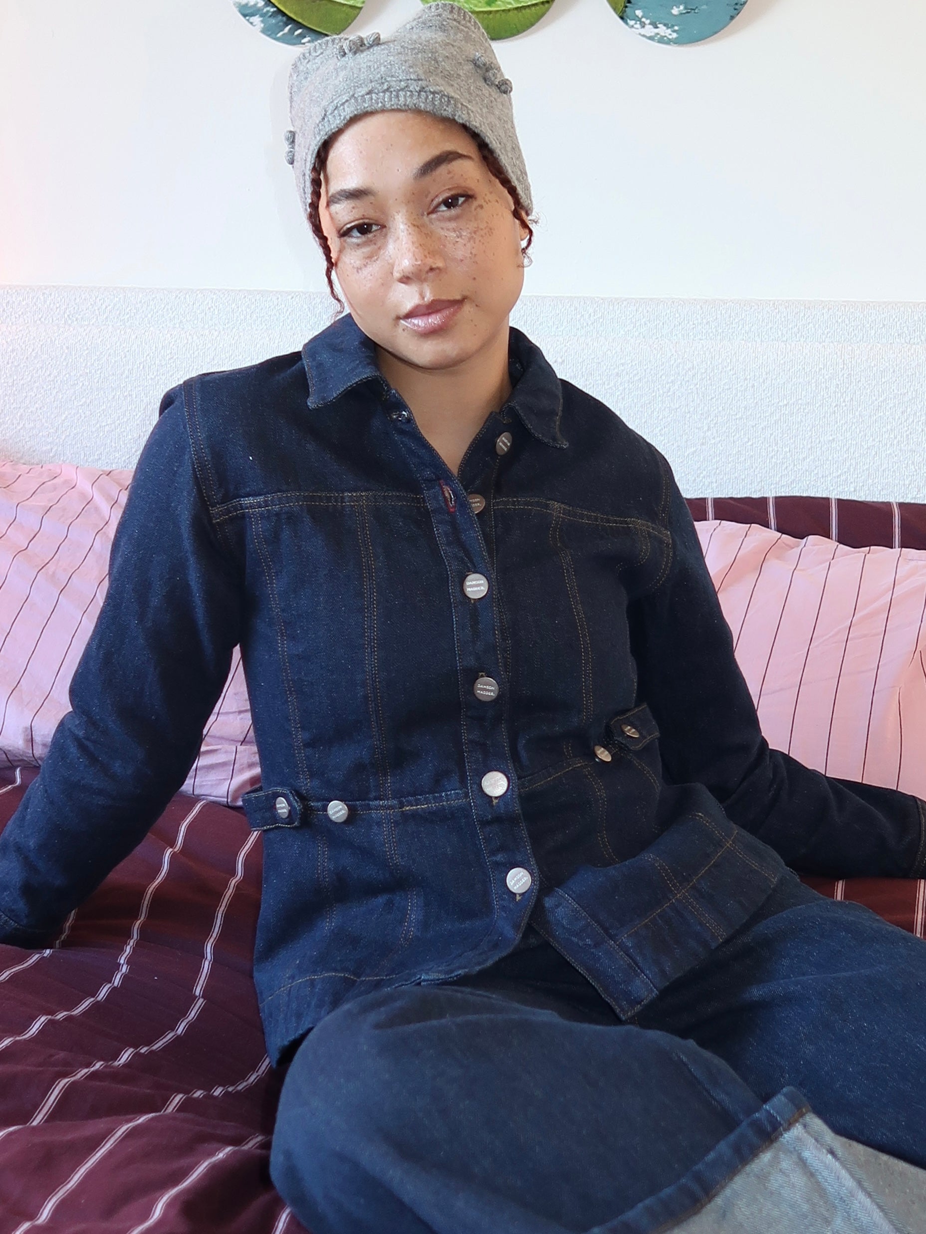 Darbie Shirt in Engineer Raw Wash Blue