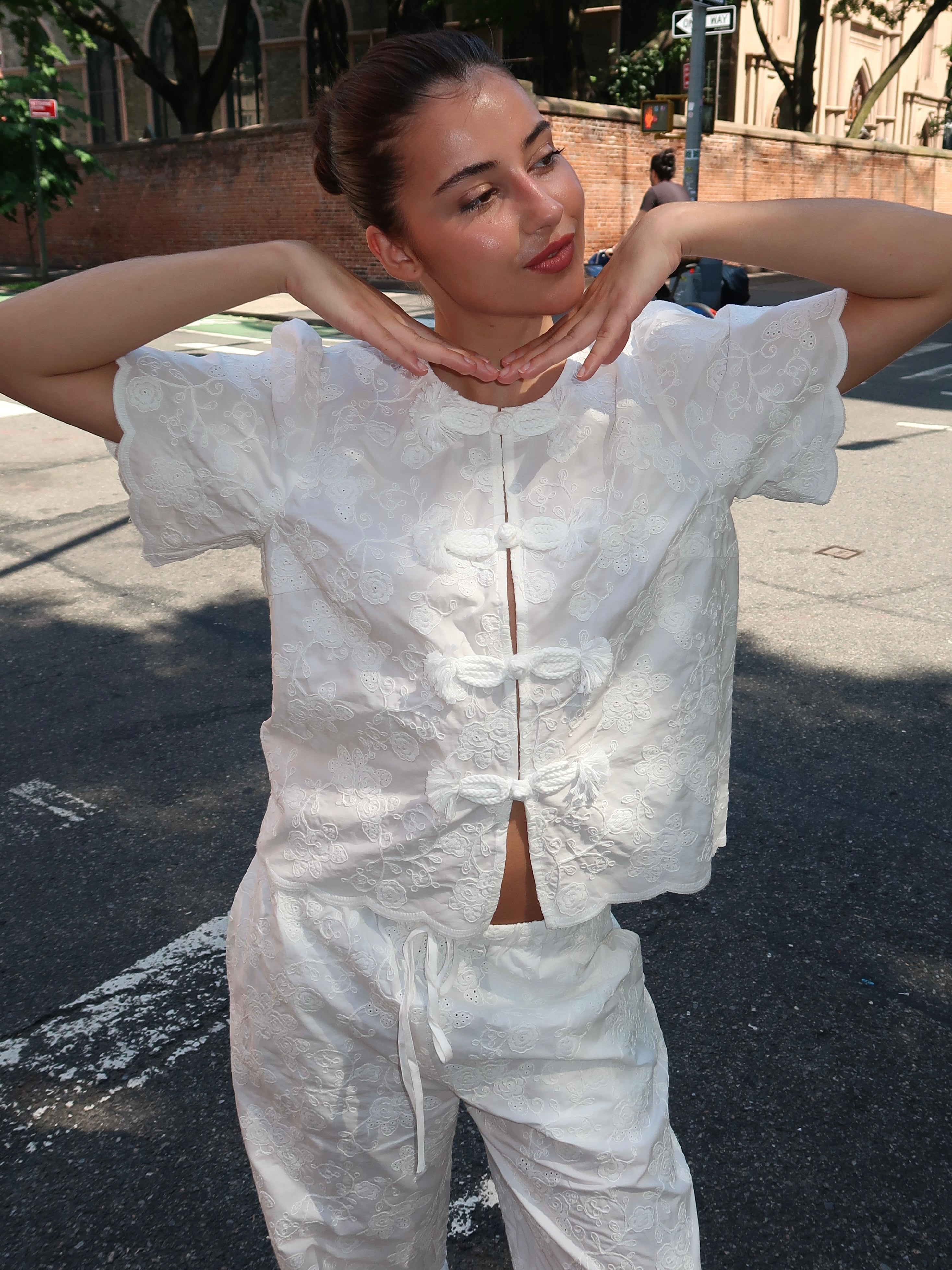 GladysRS Blouse in White