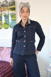 Darbie Shirt in Engineer Raw Wash Blue