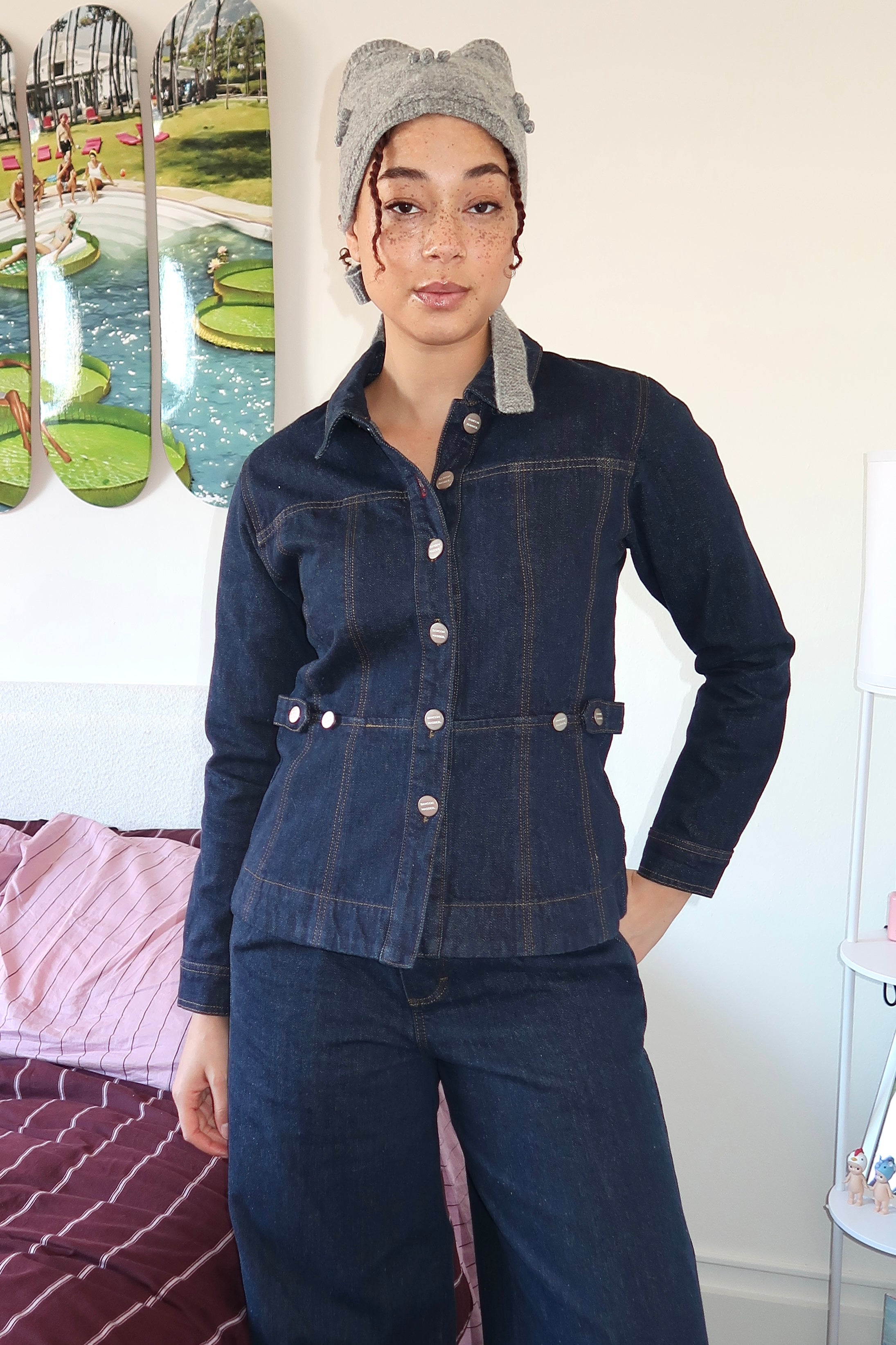 Darbie Shirt in Engineer Raw Wash Blue