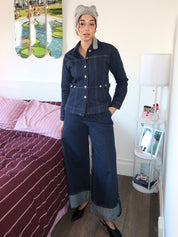 Wylie Jean in Engineer Raw Wash Blue