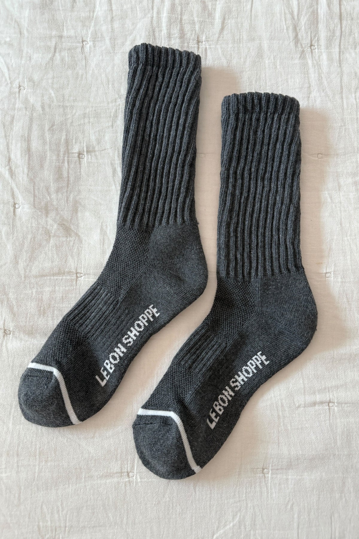 Ballet Socks in Charcoal