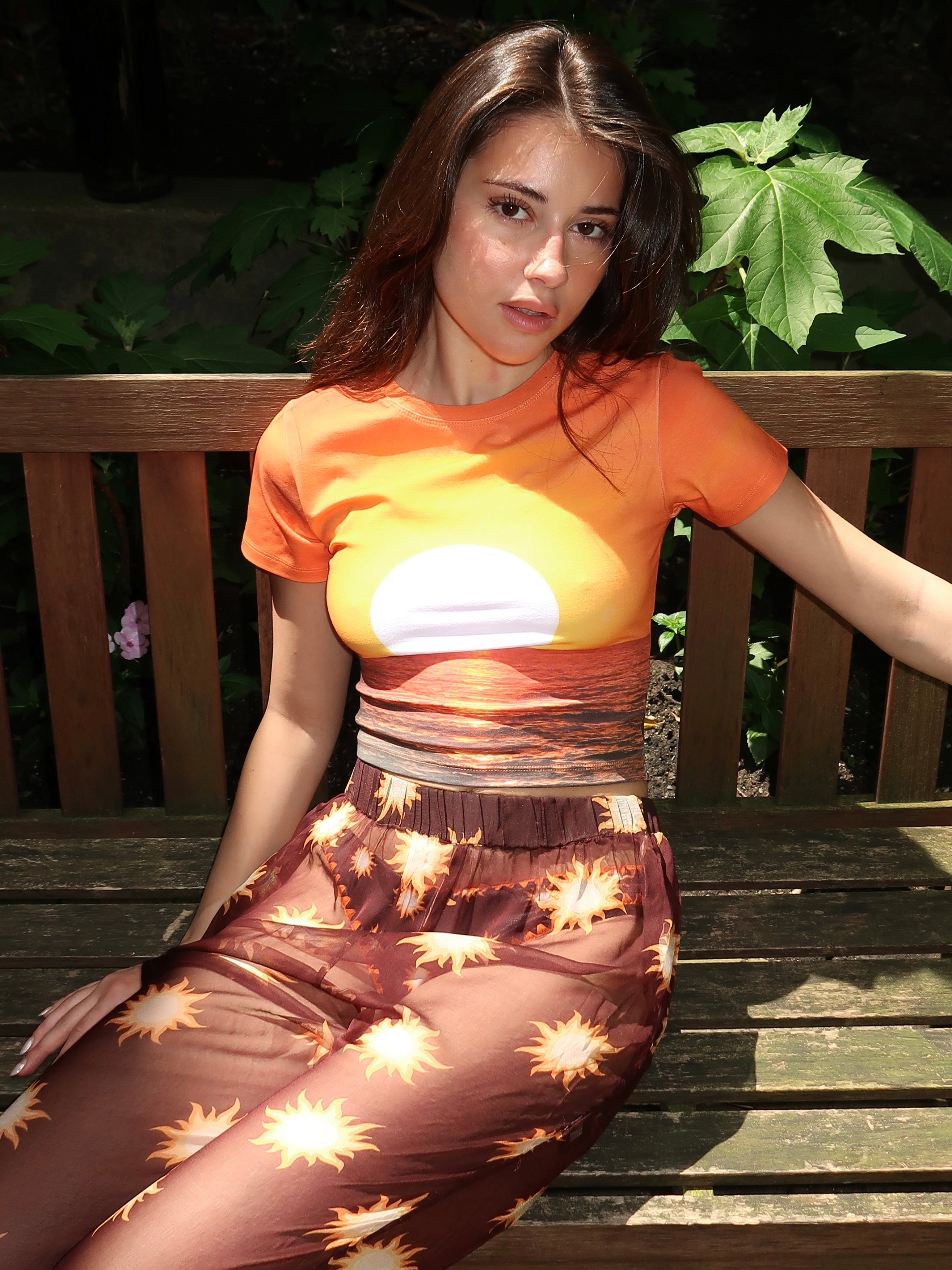 Sunset T Shirt in Sun