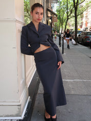 Nya Skirt in Dusty Blue