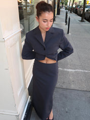 Nya Skirt in Dusty Blue