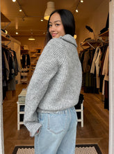 Load image into Gallery viewer, Alaska Zip Up Sweater in Grey
