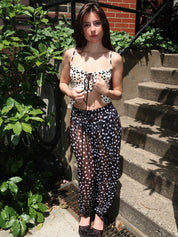 Ballon Pants Polka in Black