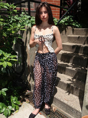 Ballon Pants Polka in Black