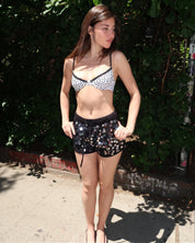 Scorpio Short in Shiny Black
