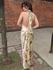 Maura Dress Bianca Abstract Green