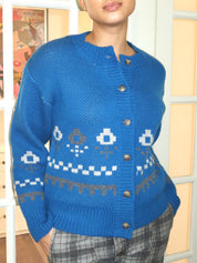 Romily Jumper/Cardigan in Novelty Squirrel